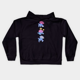 Coral turtle Kids Hoodie